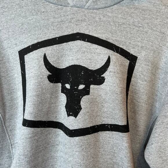 UNDER ARMOUR Project Rock Warm Up Hoodie Men's Sz. Small - Picture 6 of 14